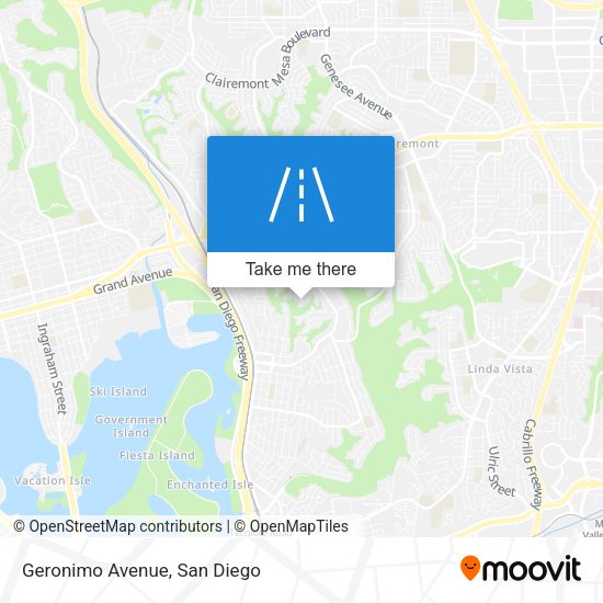 Mapa de Geronimo Avenue