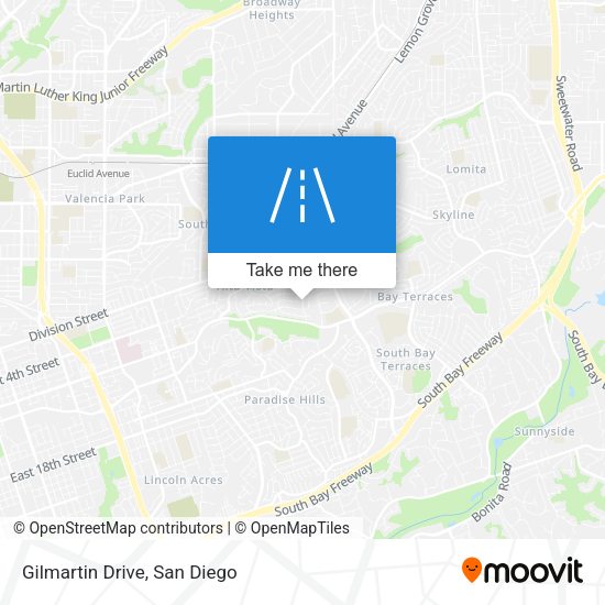 Mapa de Gilmartin Drive