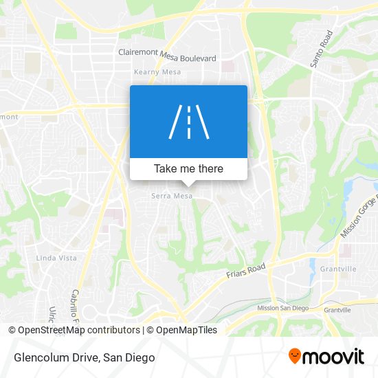 Glencolum Drive map