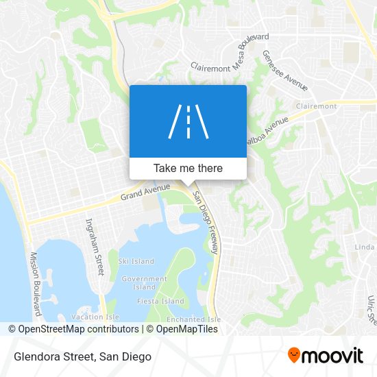 Mapa de Glendora Street