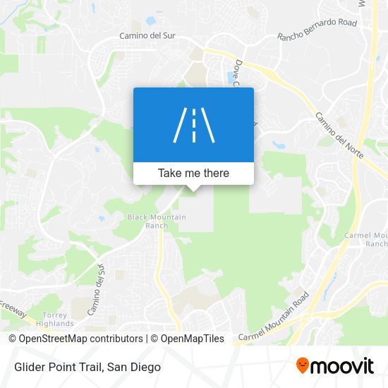 Mapa de Glider Point Trail