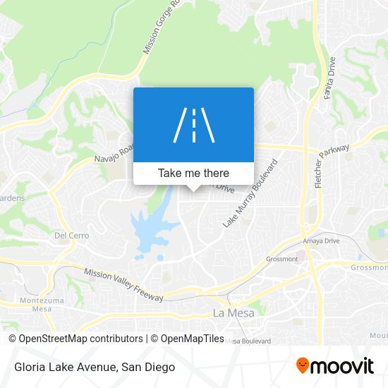 Gloria Lake Avenue map