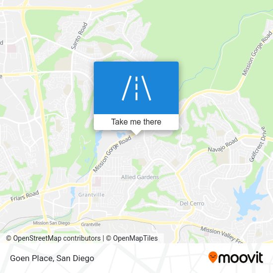 Mapa de Goen Place