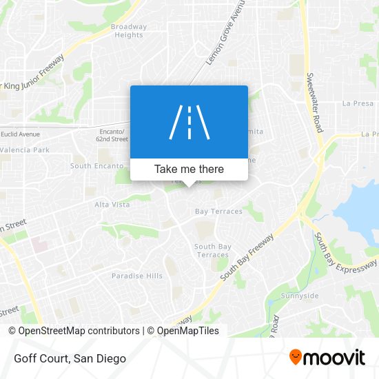 Mapa de Goff Court