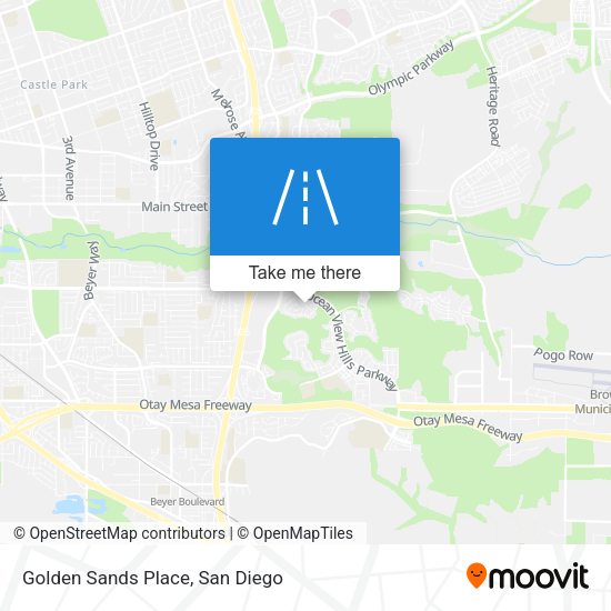 Mapa de Golden Sands Place