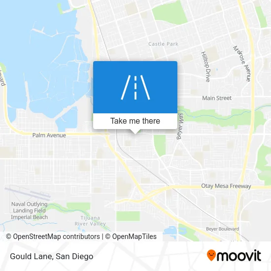 Gould Lane map
