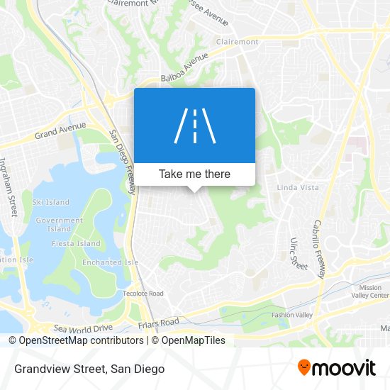 Mapa de Grandview Street