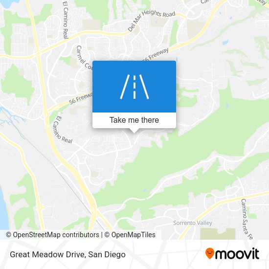 Great Meadow Drive map