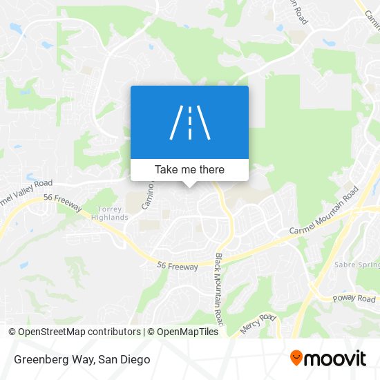 Greenberg Way map