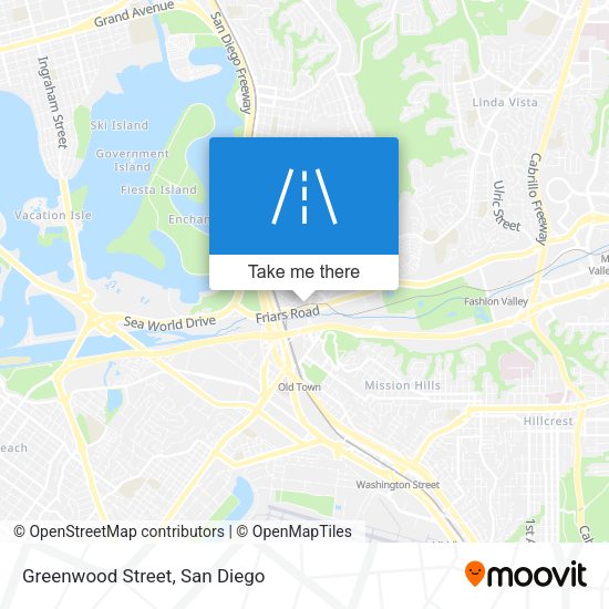 Mapa de Greenwood Street