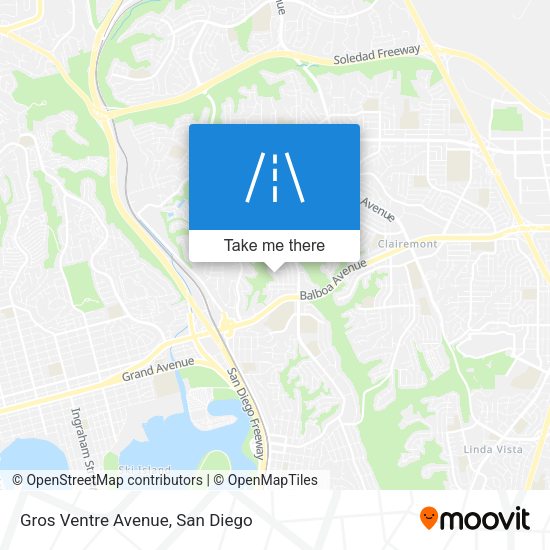 Mapa de Gros Ventre Avenue