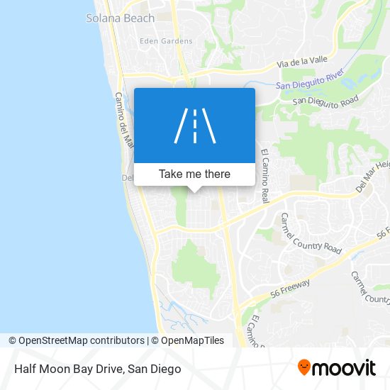Half Moon Bay Drive map