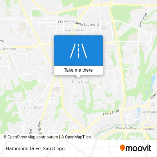 Hammond Drive map