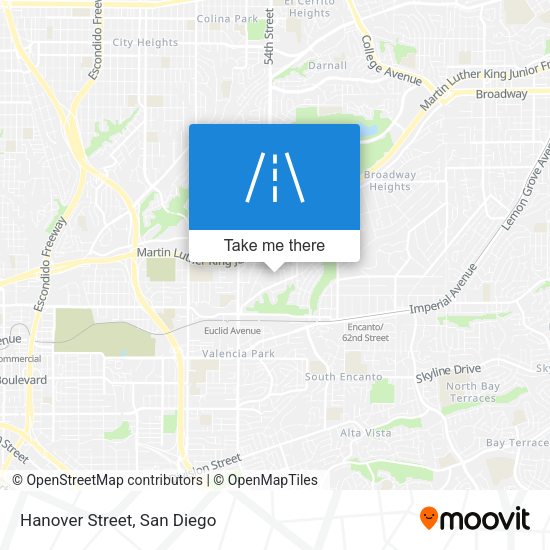 Mapa de Hanover Street
