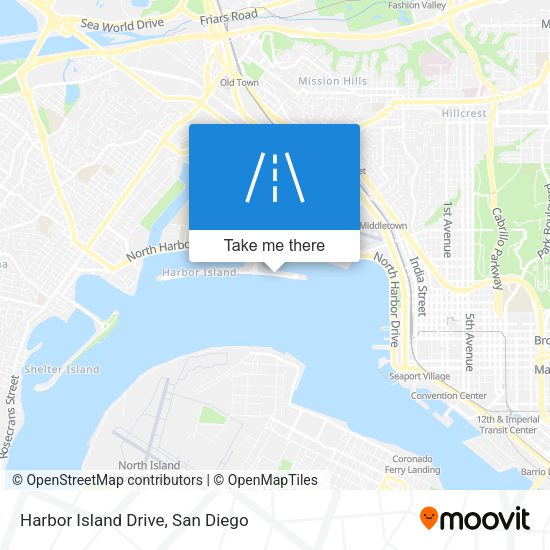 Harbor Island Drive map