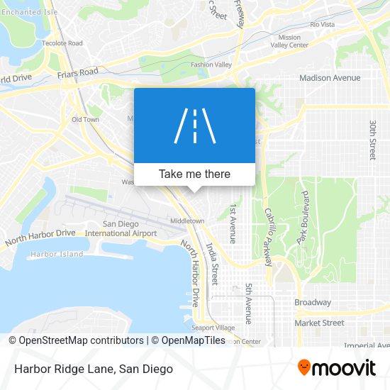 Mapa de Harbor Ridge Lane