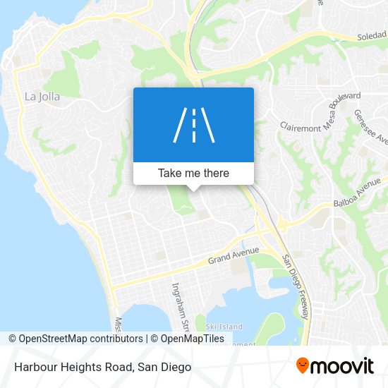Harbour Heights Road map