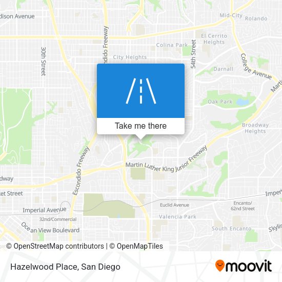Mapa de Hazelwood Place