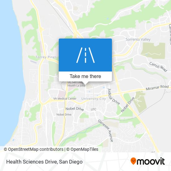 Mapa de Health Sciences Drive