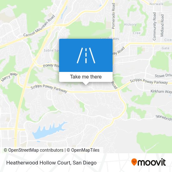 Heatherwood Hollow Court map