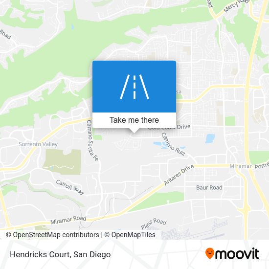 Mapa de Hendricks Court