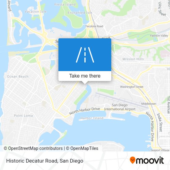 Historic Decatur Road map