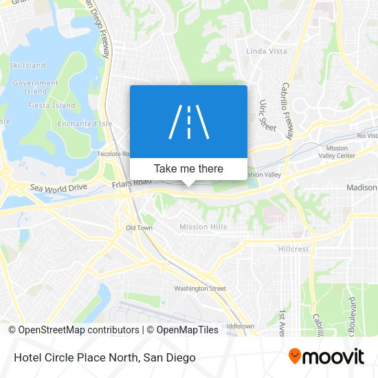 Mapa de Hotel Circle Place North