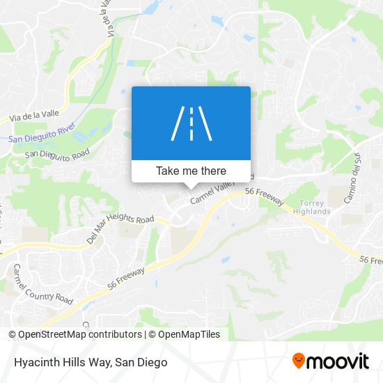 Hyacinth Hills Way map