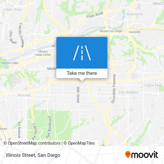 Mapa de Illinois Street