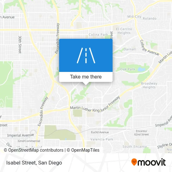 Isabel Street map