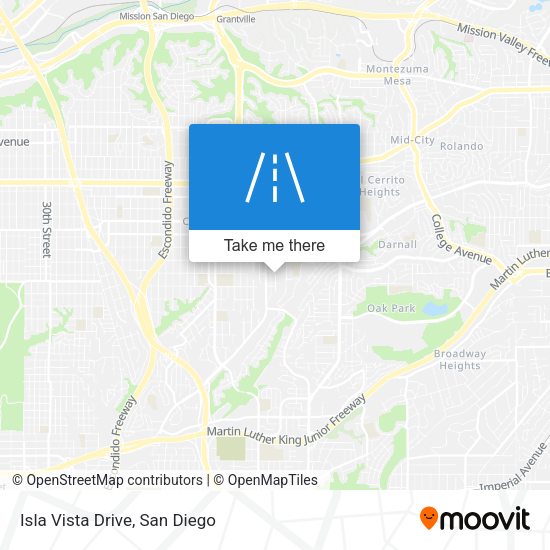 Mapa de Isla Vista Drive