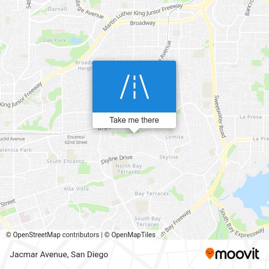 Mapa de Jacmar Avenue