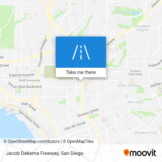 Mapa de Jacob Dekema Freeway