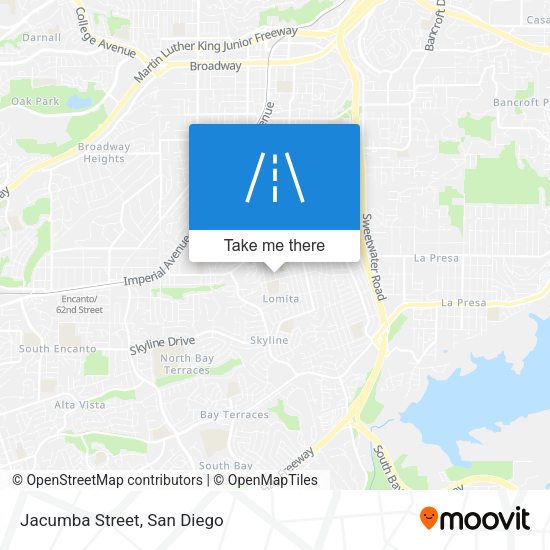 Mapa de Jacumba Street