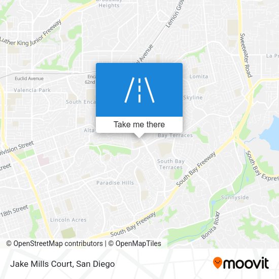 Mapa de Jake Mills Court