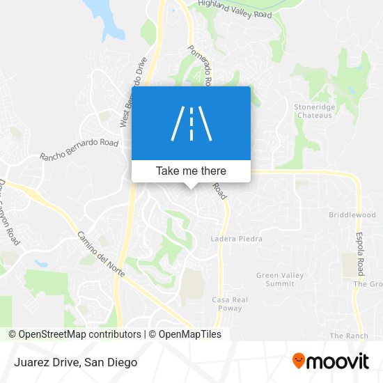 Mapa de Juarez Drive
