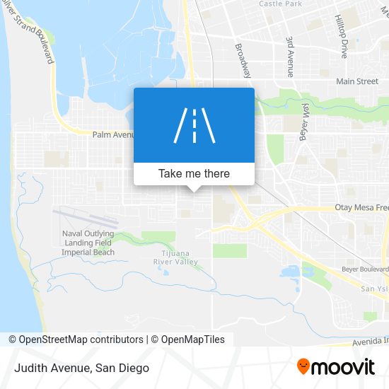 Mapa de Judith Avenue