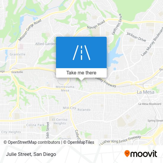 Mapa de Julie Street