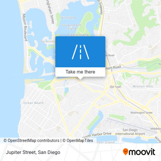 Mapa de Jupiter Street