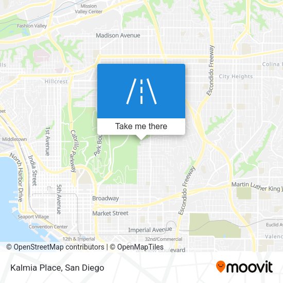 Mapa de Kalmia Place
