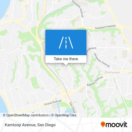 Kamloop Avenue map