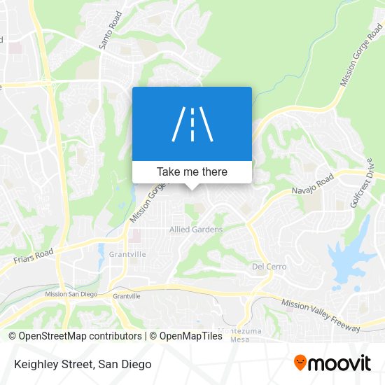 Mapa de Keighley Street