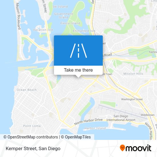 Mapa de Kemper Street
