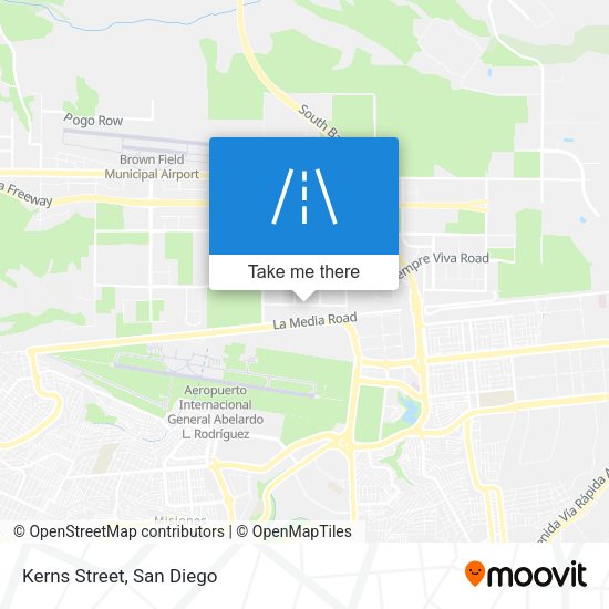Mapa de Kerns Street