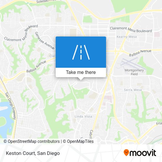 Mapa de Keston Court