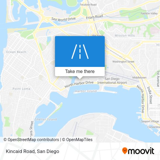 Mapa de Kincaid Road