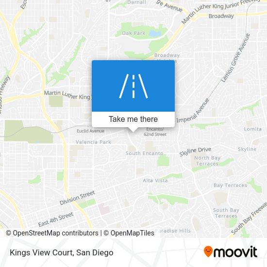 Mapa de Kings View Court