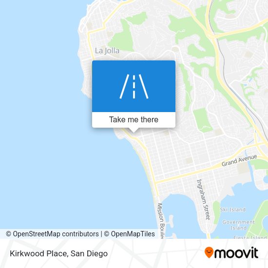 Mapa de Kirkwood Place