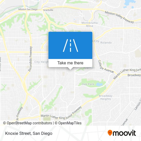 Mapa de Knoxie Street