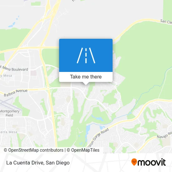 Mapa de La Cuenta Drive